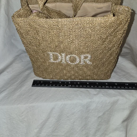 Tan Woven Tote Bag Promo Dior - Picture 5 of 8